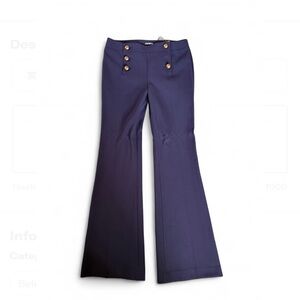 Express Navy Blue High-Rise Sailor Bootcut Pants NWT